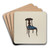 Side Chair by Herbert S. Frere Art Drink Coaster set