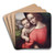 Madonna of the Apple by Giampietrino (Giovanni Pietro Rizzoli) Art Drink Coaster set