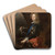Portrait of King Frederik IV as Prince by Hyacinthe Rigaud Art Drink Coaster set