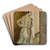 Study of a woman by Stanisaw Dbicki Art Drink Coaster set