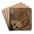 Building a Shelter by Thomas Sully Art Drink Coaster set