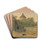 Dovecote at Streatley by George Price Boyce Drink Coasters - set of 4 Dovecote at Streatley by George Price Boyce Drink Coasters - set of 4