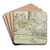 Graf van de Horatii aan de Via Appia by Carlo Labruzzi Art Drink Coaster set