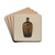 Flask by Isidore Steinberg Drink Coasters - set of 4 Flask by Isidore Steinberg Drink Coasters - set of 4