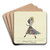 Die Mannsleut verstehen nicht ihr Glck ' by John Elsas Art Drink Coaster set Die Mannsleut verstehen nicht ihr Glck ' by John Elsas Art Drink Coaster set