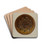 Pa. German Plate by Eugene Shellady Drink Coasters - set of 4