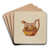 Pitcher by Samuel O. Klein Art Drink Coaster set