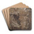 Annunciation by Ludovico Carracci Art Drink Coaster set