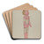 Doll - Adeline by Eugene Croe Art Drink Coaster set
