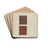 Printed Cotton Swatches by Edward D. Williams Drink Coasters - set of 4
