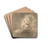 Rieuse by Armand Berton Drink Coasters - set of 4