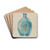 Flask by Charles Caseau Drink Coasters - set of 4 Flask by Charles Caseau Drink Coasters - set of 4