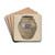 Jar by Yolande Delasser Drink Coasters - set of 4 Jar by Yolande Delasser Drink Coasters - set of 4