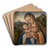 Maria mit dem Kinde by Lucas Cranach Art Drink Coaster set