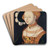 Portrait of a Lady by Hans Baldung Art Drink Coaster set