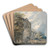 Pluscardine Abbey, Elgin by Thomas Girtin Art Drink Coaster set