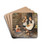 Drei Mdchen in Schwlmer Tracht by Ludwig Blume-Siebert Drink Coasters - set of 4