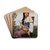La Fileuse by Franois Alfred Delobbe Drink Coasters - set of 4