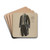 Suit by American 20th Century Drink Coasters - set of 4