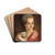 Portrait de fillette by German School Drink Coasters - set of 4