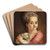 Portrait de fillette by German School Art Drink Coaster set