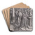 Solomon's Idolatry by Lucas Van Leyden Art Drink Coaster set