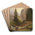 Jger im Hochgebirge by Carl Hasch Art Drink Coaster set Jger im Hochgebirge by Carl Hasch Art Drink Coaster set