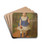 Elizabeth Moerlein Portrait by Henry Mosler Drink Coasters - set of 4