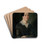 Portrait of Terzia Droppov (ne Klenkayov) by Peter Michal Boh Drink Coasters - set of 4 Portrait of Terzia Droppov (ne Klenkayov) by Peter Michal Boh Drink Coasters - set of 4