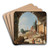 Figures Among Ruins By The Tiber by Bartholomeus Breenbergh Art Drink Coaster set