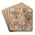 The Toilet of Venus by Joseph Heintz The Elder Art Drink Coaster set