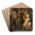 The Power Of Justice by George Morland Art Drink Coaster set
