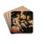 Madonna And Child With The Infant Saint John The Baptist by Bernardo Strozzi Drink Coasters - set of 4 Madonna And Child With The Infant Saint John The Baptist by Bernardo Strozzi Drink Coasters - set of 4