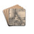 Seated Woman at the Window by Henri de Braekeleer Drink Coasters - set of 4
