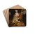 Portrait Of A Lady asPomona, beside her Vertumnus by Nicolas de Largillire Drink Coasters - set of 4