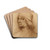 Portrait of a Man by North Italian School Drink Coasters - set of 4