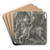 Knight, Death and the Devil by Albrecht Drer Art Drink Coaster set Knight, Death and the Devil by Albrecht Drer Art Drink Coaster set