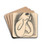 Lost in Thought by Mikul Galanda Drink Coasters - set of 4 Lost in Thought by Mikul Galanda Drink Coasters - set of 4