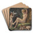 Frhlingsidylle mit Badender und Blumenkindern by Ludwig von Hofmann Art Drink Coaster set