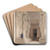 Excavated Temple of Gyrshe [Gerf Hussein], Nubia. by David Roberts Art Drink Coaster set