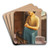 Mdchen mit Hund by Georg Schrimpf Art Drink Coaster set