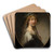 A Young Woman as a Shepherdess by Govert Flinck Art Drink Coaster set A Young Woman as a Shepherdess by Govert Flinck Art Drink Coaster set