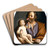 Saint Joseph with the Christ Child by Guercino Art Drink Coaster set Saint Joseph with the Christ Child by Guercino Art Drink Coaster set