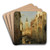 Vue de Venise by Bouvard Art Drink Coaster set Vue de Venise by Bouvard Art Drink Coaster set