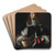 Portrait Of Orazio Piccolomini (1639-1678) by Justus Sustermans Art Drink Coaster set
