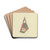 Hier zeig ich Dir ' by John Elsas Drink Coasters - set of 4