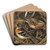 Pinson des Ardennes by Lo-Paul Robert Art Drink Coaster set