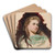 Portrait of a young woman, sketch by Jzef Brodowski Art Drink Coaster set Portrait of a young woman, sketch by Jzef Brodowski Art Drink Coaster set