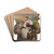 GirlWithTwo Children, TheBoy Dressed As A Harlequin by Continental School Drink Coasters - set of 4