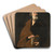 Saint Matthew by Jusepe de Ribera Art Drink Coaster set